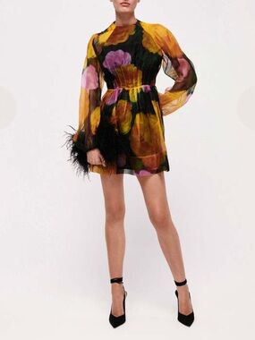 Rachel Gilbert Nico Mini in Canary Floral